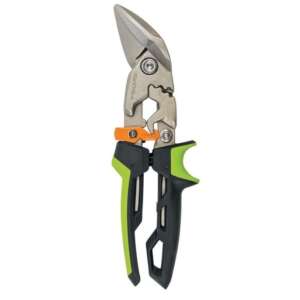 Fiskars PowerGear Viation Offset Jobbkezes Lemezvágó Olló, Czarno-Zielone nożyce do metalu - Fiskars