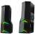 GoGEN PSU103 2-in-1 PC speakers with RGB lighting, black