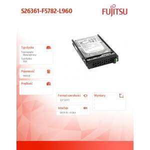 Fujitsu S26361-F5782-L960 3.5" 960 GB Serial ATA III Belső SSD 63103003 - Fujitsu