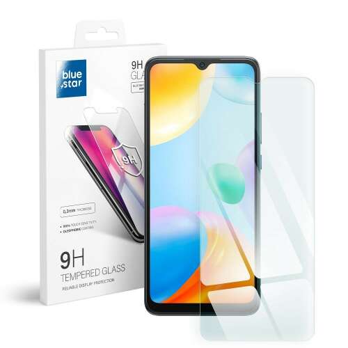 Xiaomi Redmi 10C / Redmi 12C / Poco C40 gehärtetes Glas Displayschutz, Bluestar Marke