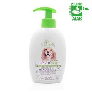 LabNaTu Bio kutyasampon hosszú szőrre mangosztán kivonattal és bio aloe verával, 250 ml - Kutya sampon