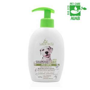 LabNaTu BIO kutyasampon rövid szőrű kutyáknak mangosztán kivonattal és bio aloe verával, 250 ml - Kutya sampon