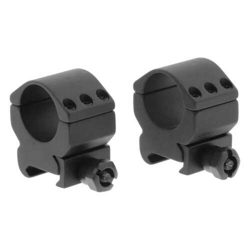 Primary Arms Tactical 1 hüvelykes közepes távcső gyűrűk, fekete, 2 darabos készlet