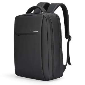Mark Ryden black laptop backpack, side view - Laptop backpack