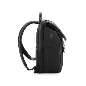 Kingsons KS3238W black laptop backpack with USB port, side view - Laptop backpack