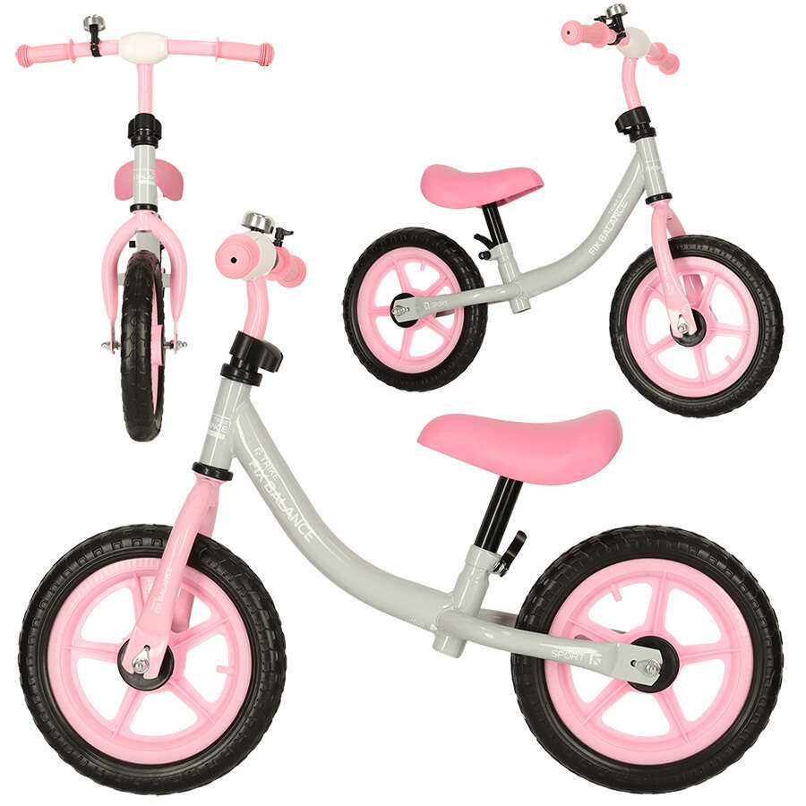 E-shop Ikonka Trike Fix Balance 35 kg - biela, ružová