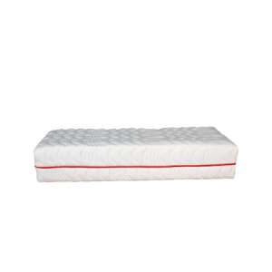 Best Sleep Hipoallergén 7 zone mattress, 70 x 180 cm, white, red stripe - Orthopaedic mattress