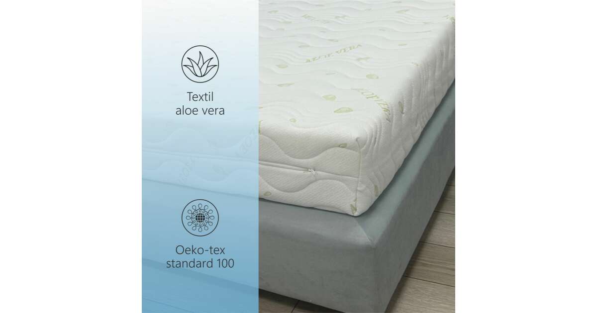 Best Sleep Dream Aloe Vera Ortopd Memria Matrac, aloe vera terpis,  szteppelt, 70 x 200 cm | Pepita.hu