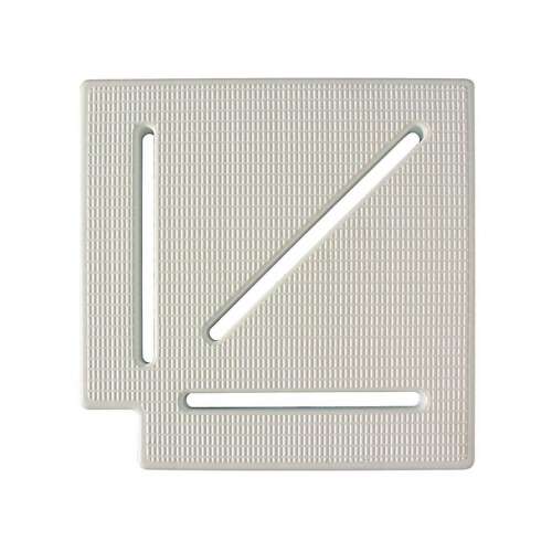 90 fokos túlfolyó sarokelem, 300mm, medencéhez vagy lefolyórendszerekhez