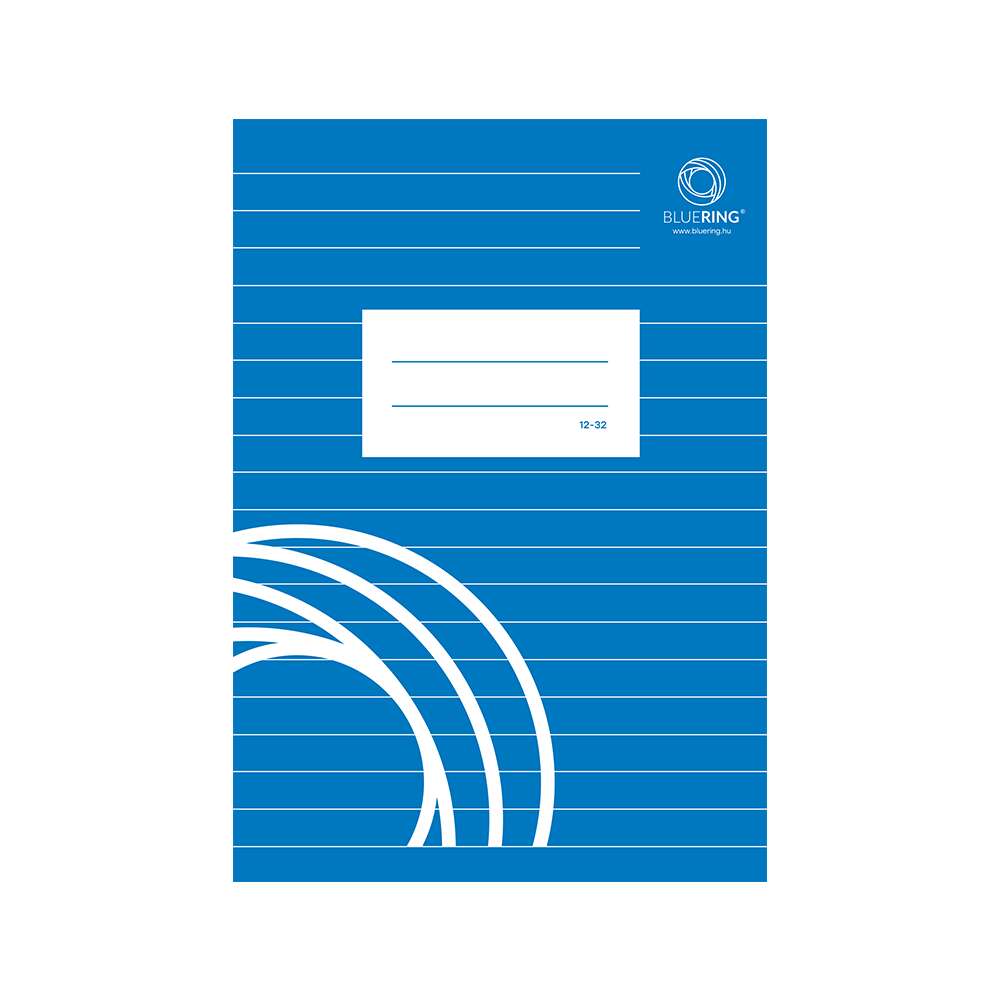 Füzet iskolai a5, 32lap, vonalas 12-32 3.osztályos bluering®