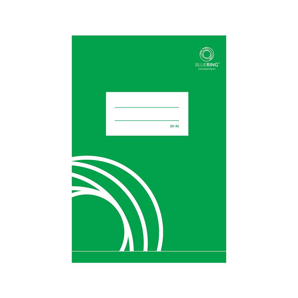 Füzet iskolai a5, 32lap, sima 20-32 bluering®