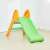 Timeless Tools Foldable Plastic Slide, green and orange slide for kids, outdoor indoor play equipment