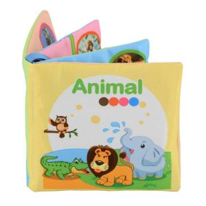 Vidám Dzsungel Állatos Babakönyv - Textil - 6 hónaptól 131797503 - Babakönyv