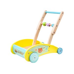 Mini-Játékok Premergător din lemn pentru bebeluși cu mărgele de activități, 1 an+ - Nonbrand Premergatoare