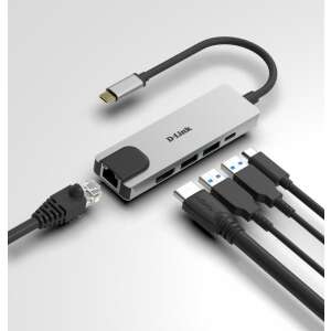 USB hub DLINK DUB-M520, 5 port, szürke 63124767 