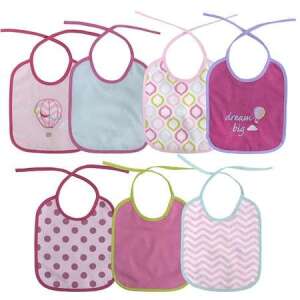 7 darabos babasál kötény szett lányoknak, különféle aranyos mintákkal és színekkel - Előke, büfikendő