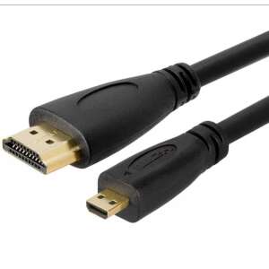 HDMI -&gt; Micro HDMI kábel, 1.0 méter, fekete 63127009 