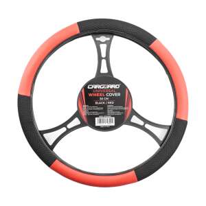 CARGUARD universal steering wheel cover in black and red - Carguard