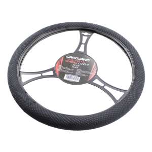 CARGUARD universal steering wheel cover, black, 38 cm - Carguard