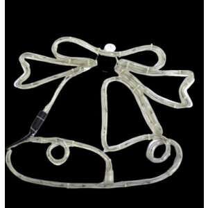 Lampă de Crăciun cu clopot LED albastru cu fundă, 9031B - OEM Ghirlande luminoase