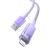 Kabel Baseus Explorer Series, USB-A na Lightning, 1m, 2,4A, fioletowy 113346616