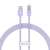 Kabel Baseus Explorer Series, USB-A na Lightning, 1m, 2,4A, fioletowy 113346616