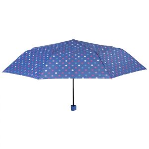 Perletti Women's MINI Umbrella Blue Polka Dot 131507203 - Perletti