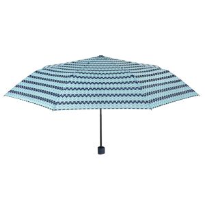 Umbrelă damă MINI manuală Perletti geometrico verde albastru 131507213 - Umbrele
