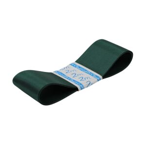 Błyszcząca zielona wstążka materiałowa - 38mm x 2m - Pakowanie prezentów