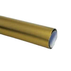 Gold wrapping paper roll, simple design, perfect for gifts - Gift wrapping