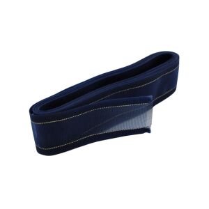 Dark blue decorative ribbon with gold thread, 25mm x 3m - Nonbrand Gift ribbon & bow