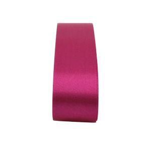 Cyclamen Dark Red Satin Ribbon Roll, 25mm Wide - Nonbrand Gift ribbon & bow