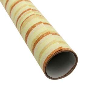 Retro cream brown striped wrapping paper roll - Art & Craft