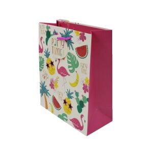 Pungă de cadou hârtie L Tropical Icons 131508297 - Nonbrand Pungi cadou