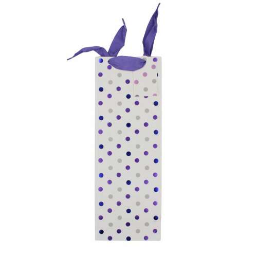 Подаръчна торбичка Clairefontaine B Spot Neat с лилави точки