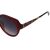Trendi Női Kerek Napszemüveg - Piros 63138479
