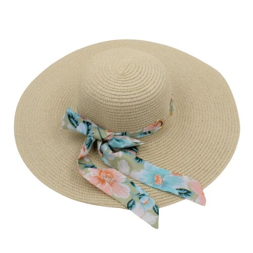 Women's Beach Hat with Blooming Bow 131510023