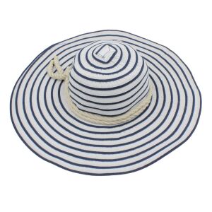 Női Strandsapka - Kék-Fehér Csíkos 131510038 - Női kalap