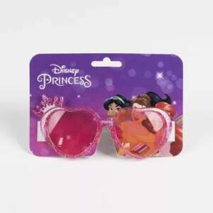 Disney Princess heart shaped sunglasses for girls, pink with glitter - Cerdá