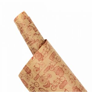 Kraft Vintage Gift Wrapping Paper 200x70 cm Bikes 131510479 - Gift wrapping