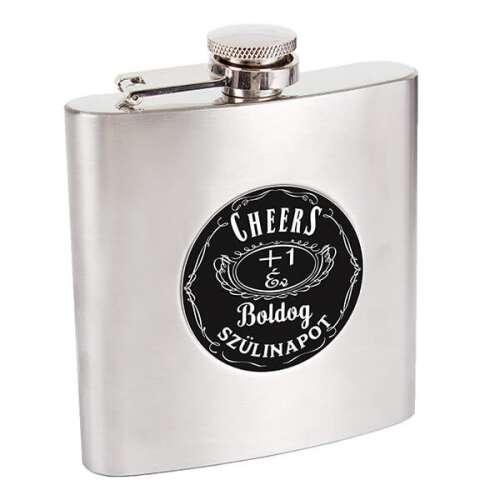 Fém Laposüveg - Születésnapi Ajándék - 180ml