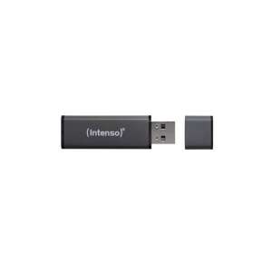 USB памет Intenso ALU LINE ANTHRACITE 8GB USB 2.0 (3521461) 63159972 - Intenso Pendrive