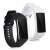 kwmobile Czarne i białe silikonowe paski zamienne do Polar A360/A370