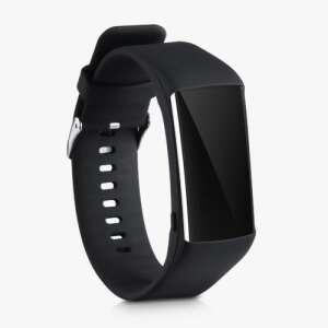 kwmobile Czarny silikonowy pasek zamienny do Polar A360/A370 - Pasek do inteligentnego zegarka