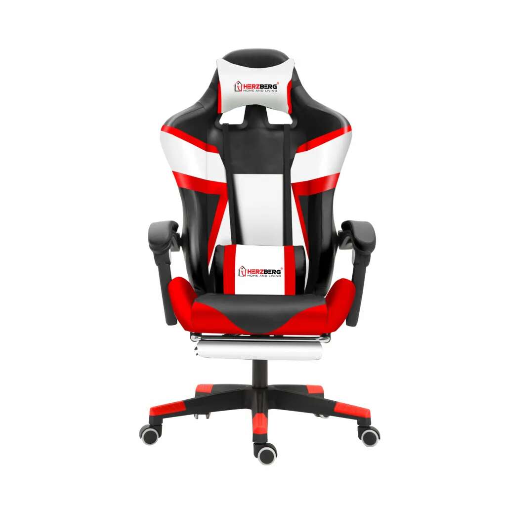 Herzberg hg-8082: tri-color gaming and irodai szék t-alakú akcent...