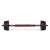 ModernHOME adjustable barbell, 30kg, red-black, with weight plates