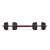 ModernHOME adjustable barbell, 30kg, red-black, with weight plates