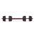 ModernHOME adjustable barbell, 30kg, red-black, with weight plates