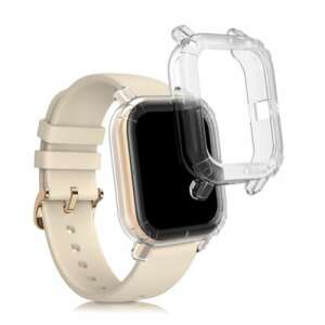 Przezroczyste etui TPU firmy kwmobile na smartwatchu Xiaomi Amazfit GTS - Etui do inteligentnych zegarków