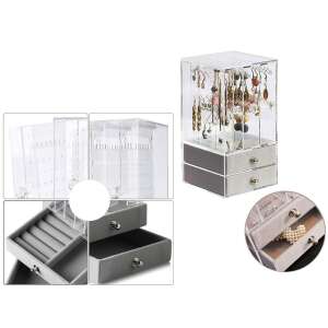 Akril Jewelry Organizer with 2 Drawers and Transparent Display, jewelry storage solution - Jewelry Box